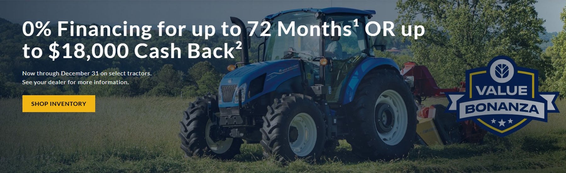 Payments Starting at $185 a month or big cash back